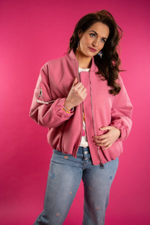 wijd-rose-bomber-jack-jas-gevoerd-wollig-rits-rose-muts-fashion-groningen